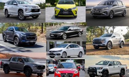 Top 10 mẫu xe bán ít nhất tháng 5/2023 - Những gương mặt quen thuộc